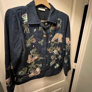 Draper’s & Damon’s embroidered denim jacket